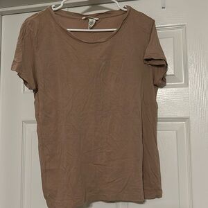 Basic women’s H&M tan tshirt